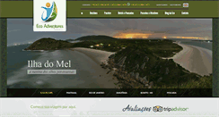 Desktop Screenshot of ecoadventures.com.br