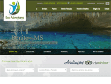 Tablet Screenshot of ecoadventures.com.br